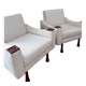 Vintage Italian Two-Seater Sofa, 2 Lounge Chairs Angelo Mangiarotti, 1970s