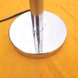 Year 60/70 Chrome and frosted glass lamp