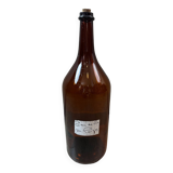Large amber bottle