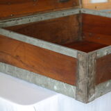 Painter's case in walnut and metal early XX