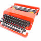 Olivetti valentine red typewriter