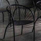 "Lizzie" chairs by Regis Portier for Paolo Pallucco, Italy, 1980s