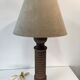 Vintage lamp feet in solid oak turned