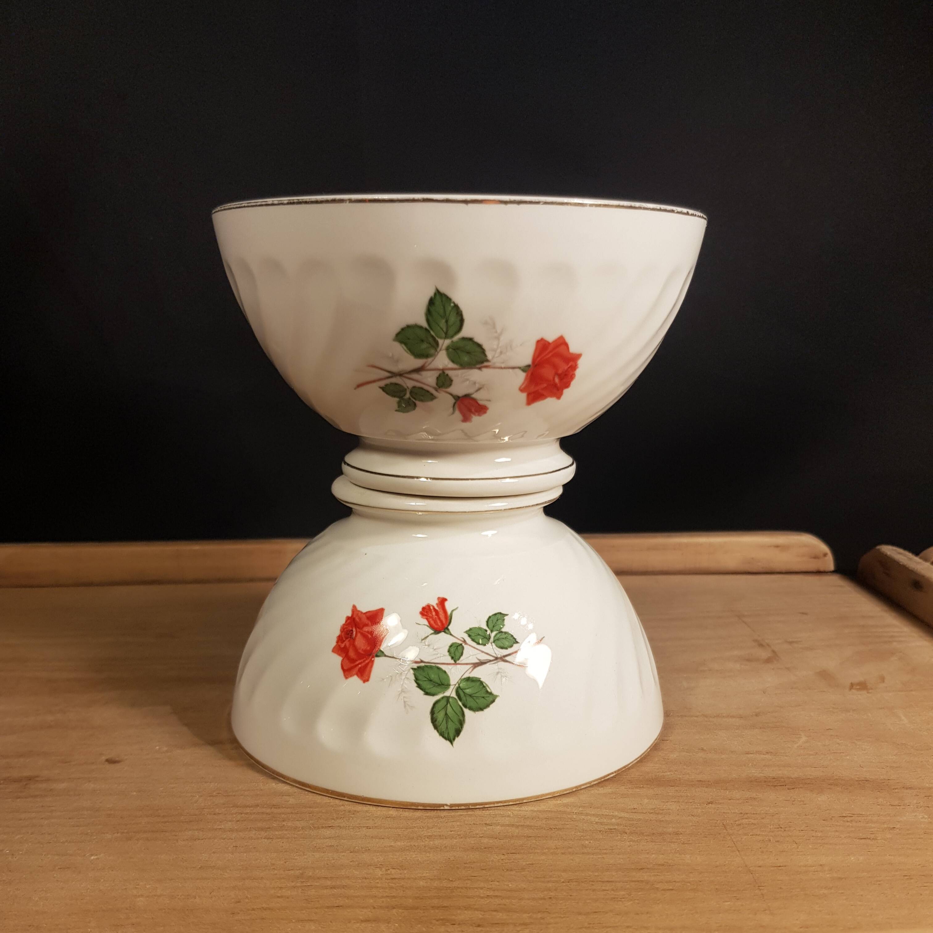 2 Digoin Sarreguemines bowls