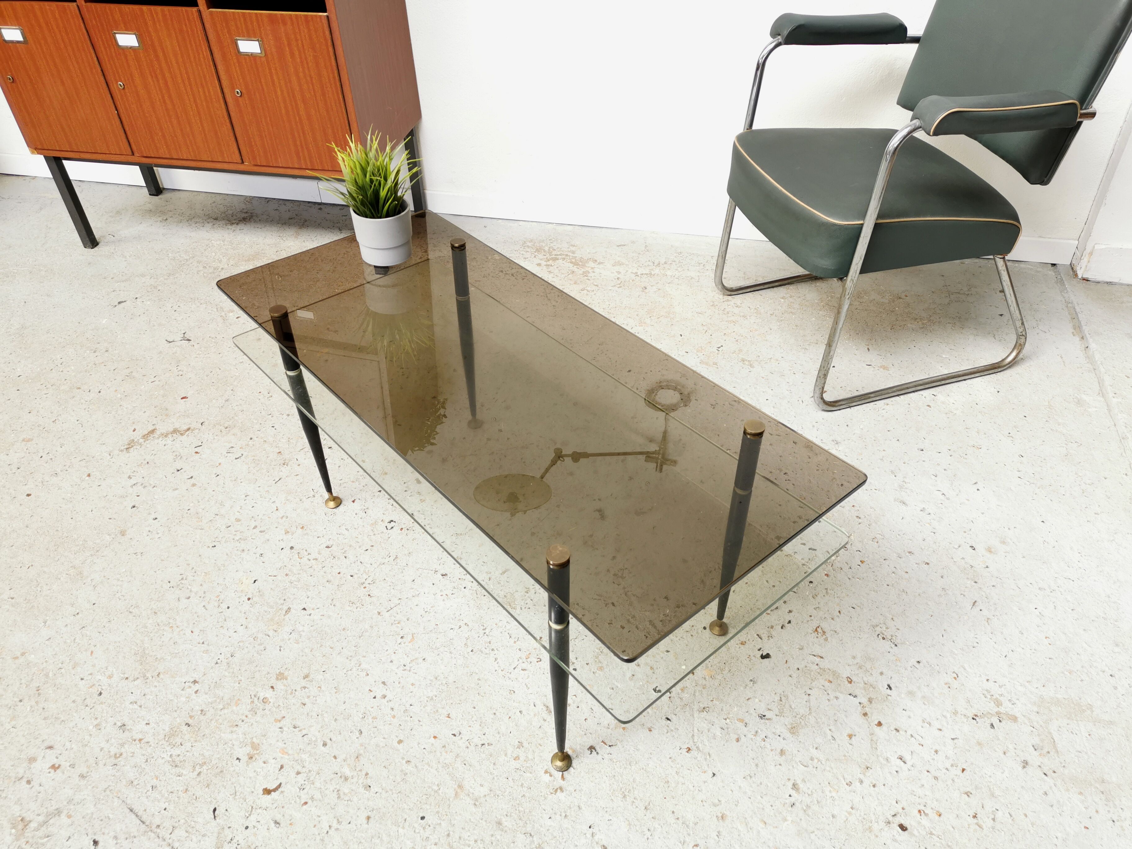 Vintage modernist coffee table 1950