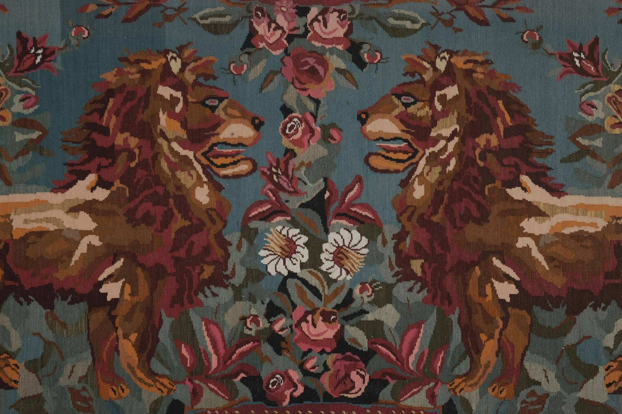 Tapis Kilim turc vintage tissé main