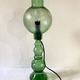 Cevin lamp in green glass