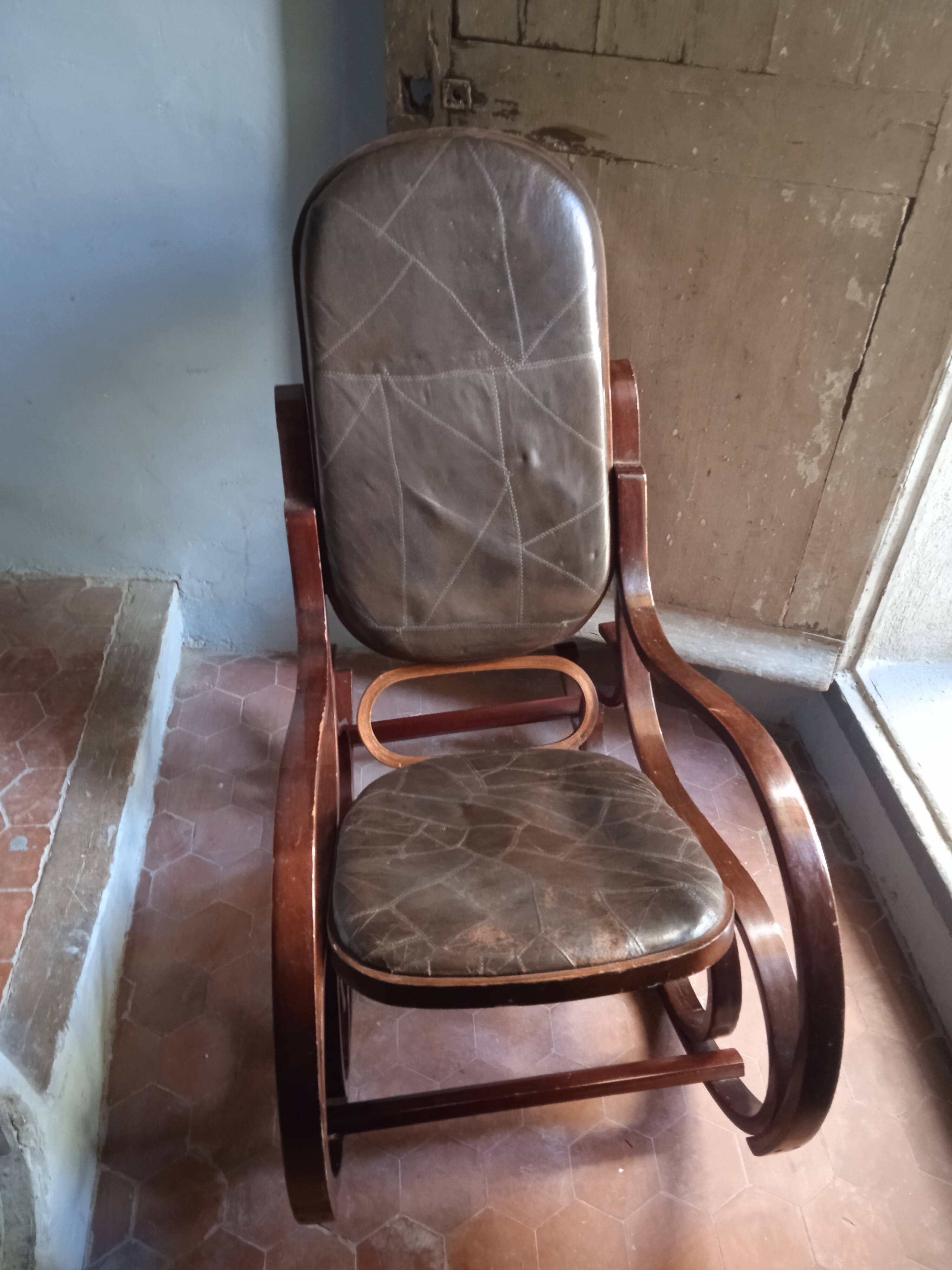 Rocking chair by "Luigi Crassevig"