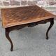 Rocaille louis xv style desk table in walnut provence 1920s