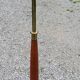 Vintage tripod floor lamp from the 60s in wood and brass