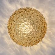 Plafonnier en verre bulle de design des années 50