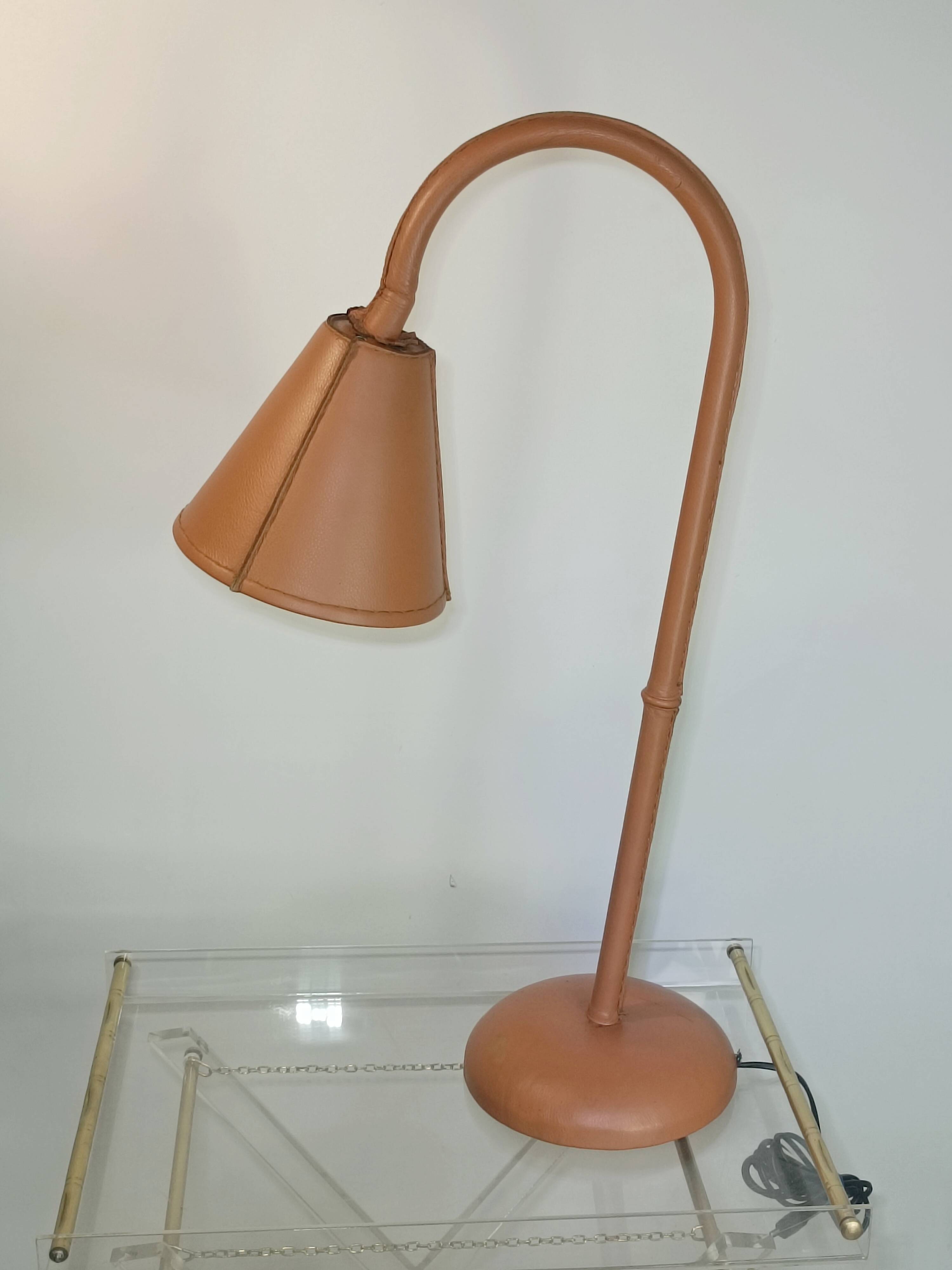 Table lamp by Jacques Adnet for Valenti 1960s