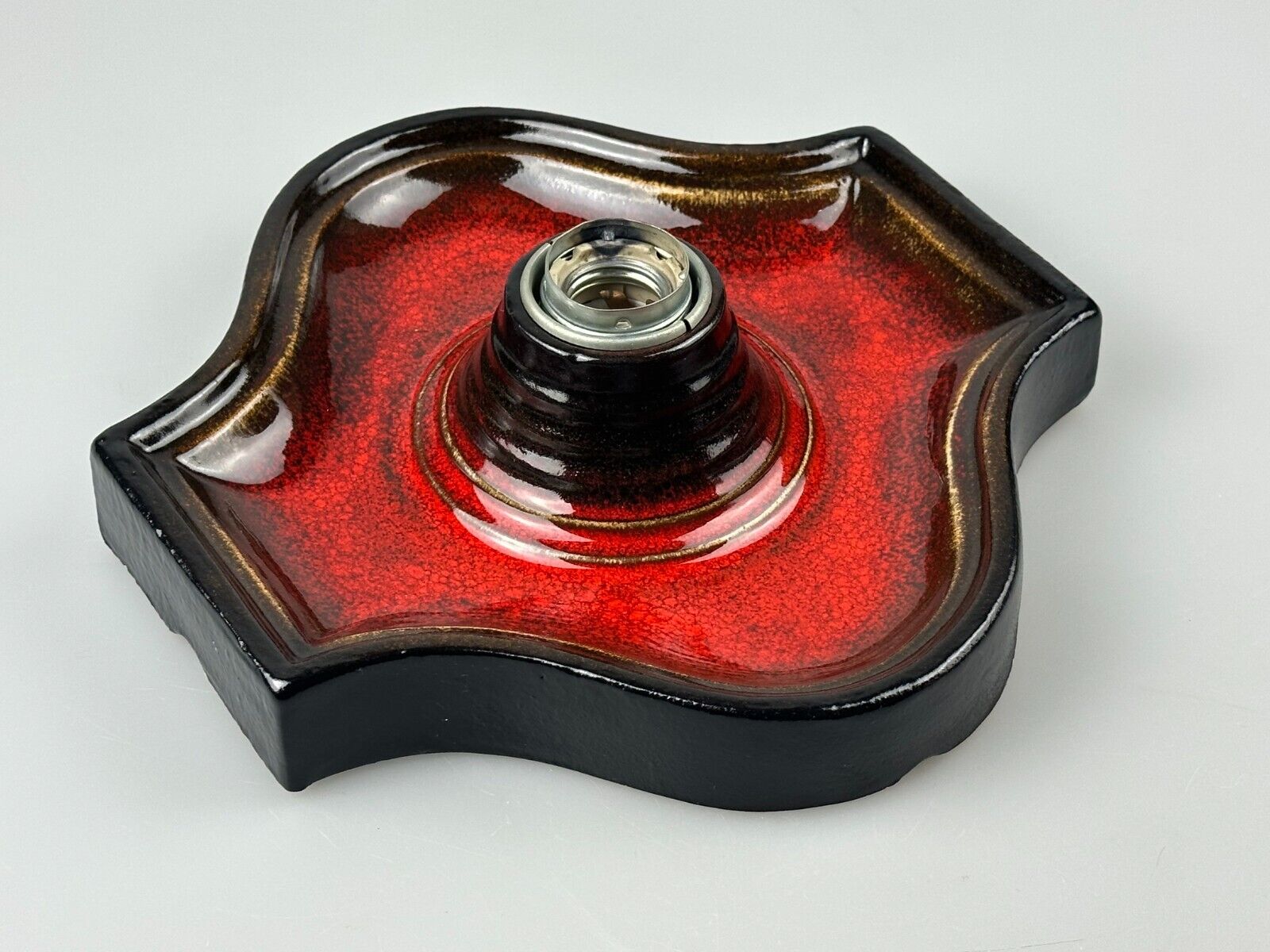 60s 70s Lamp Light Wall Lamp Ceramic Mid Century Space Age Design