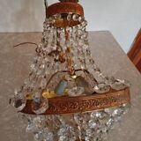 Balloon chandelier with tassels