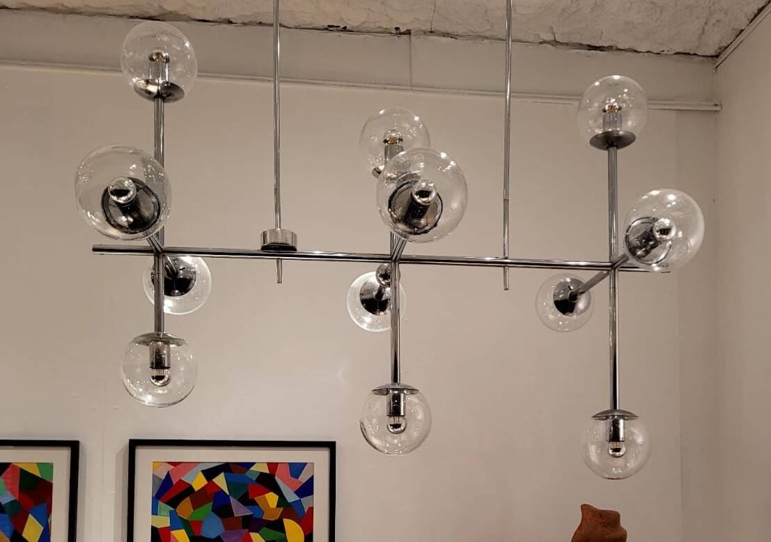 Studio Kinkeldey pendant chandelier circa 1960