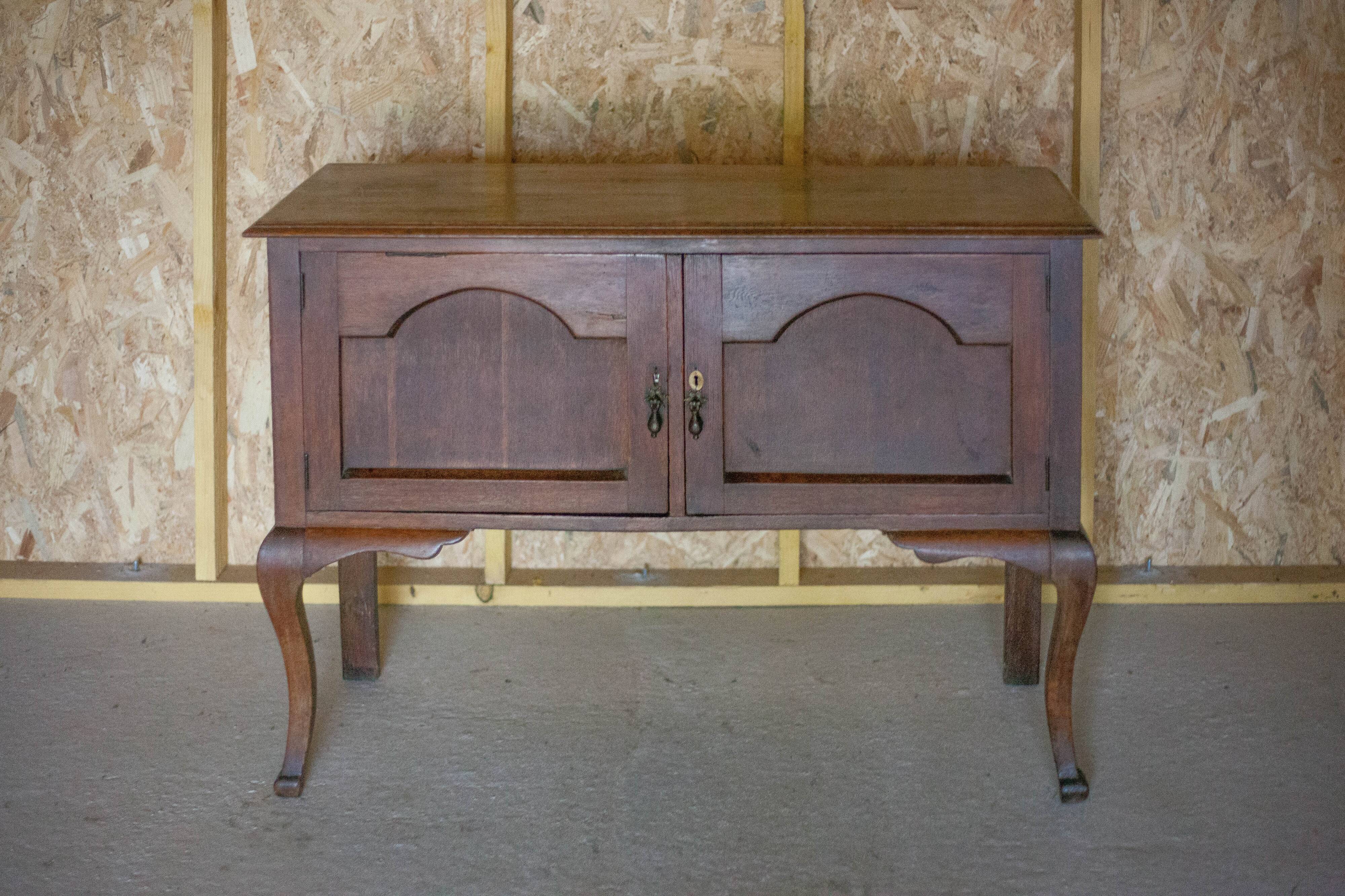 Buffet 2 portes, meuble bois, buffet sur pied, meuble de rangement vintage