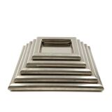 Ziggurat-shaped stacked trays / vide poche sculpture, Italy 1970s