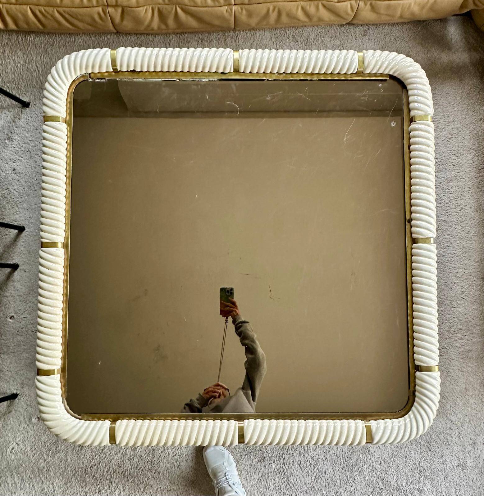 Tommaso Barbi coffee table ceramic 1970