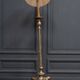 Lampadaire en bronze doré Napoléon III pieds griffes décor de feuillage