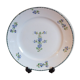 Round dish in Iron earth blueberry decoration