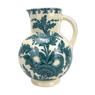 Broc Sarreguemines U-Cie in earthenware and green monochrome décor