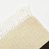 Handmade hemp runner rug 283x77 cm