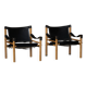 Set of Sirocco safari chairs by Arne Norell for Arne Norell AB, Sweden, 1960s.