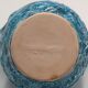 Blue vintage ceramic vase