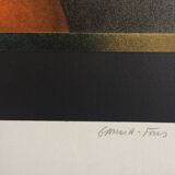 Pierre garcia-fons, untitled. original lithograph signed in pencil