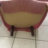 Pink toad armchair