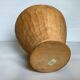 Asymmetrical wooden sculpted catchall.