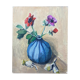Oil on cardboard Bouquet of flowers