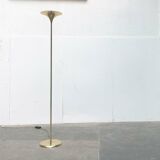 Vintage German floor lamp in Hollywood Regency style made of brass by Doria Leuchten, 1970s.