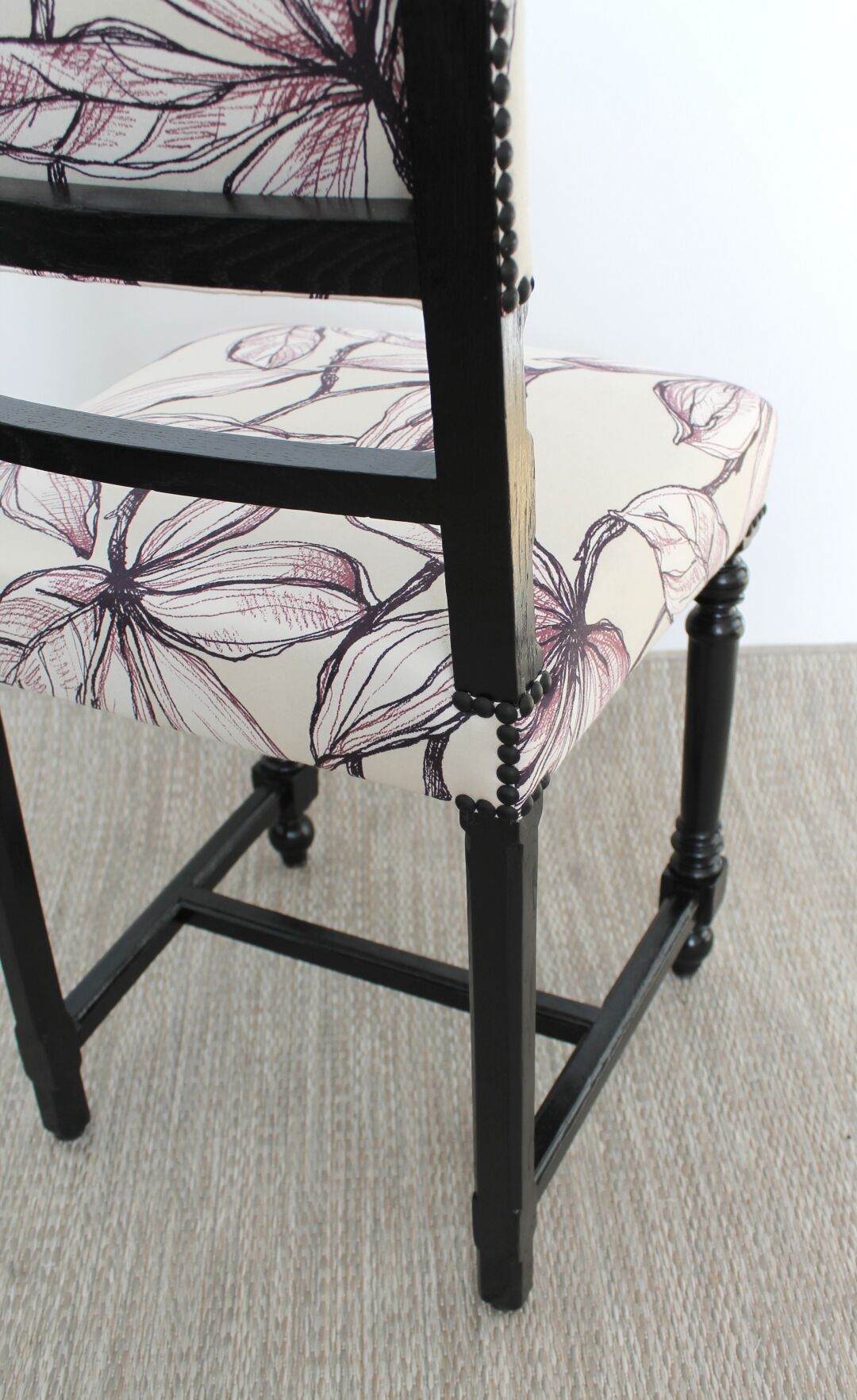 Chaise style Louis XIII