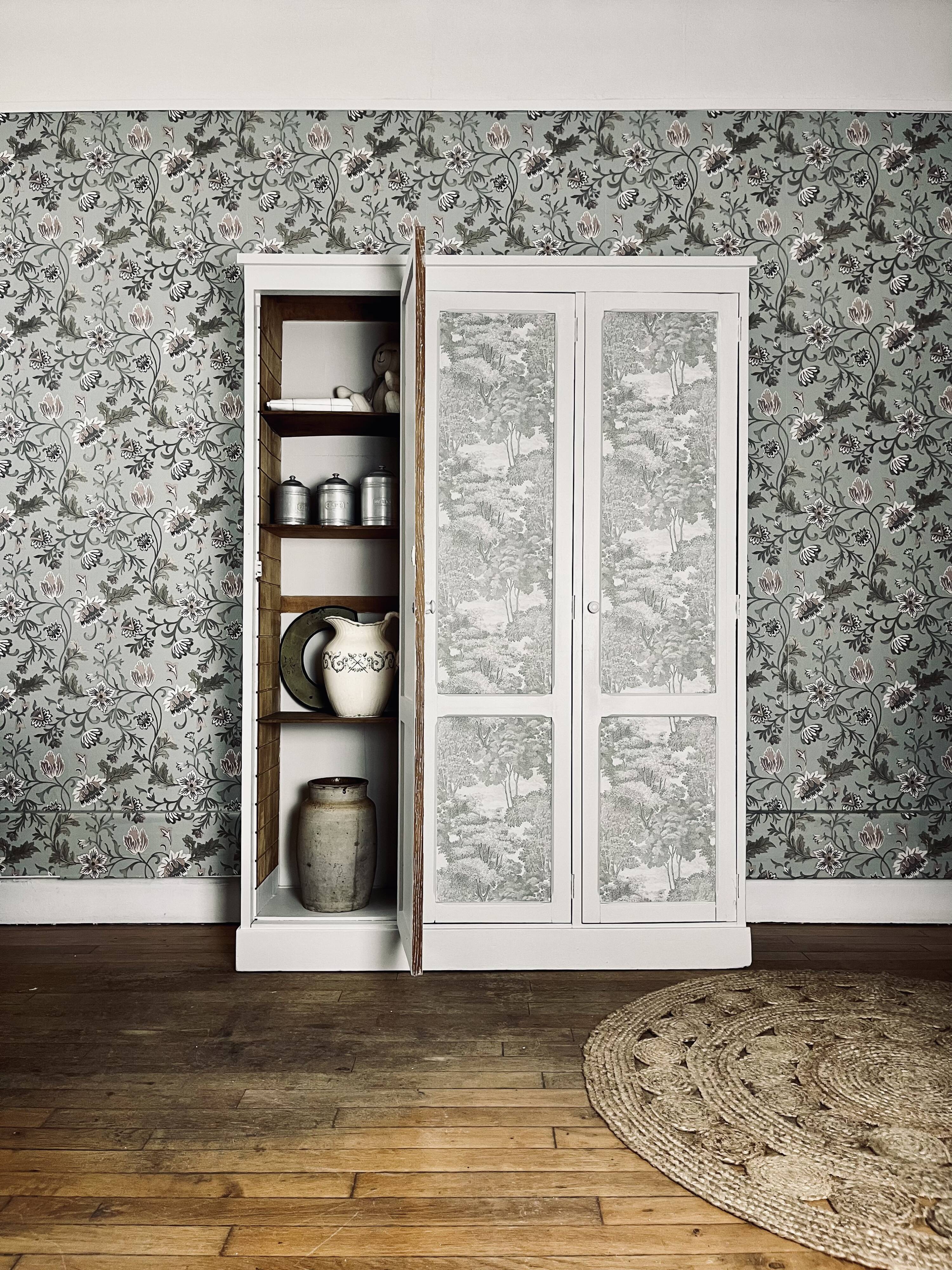 Parisian wardrobe 3 doors upcycled