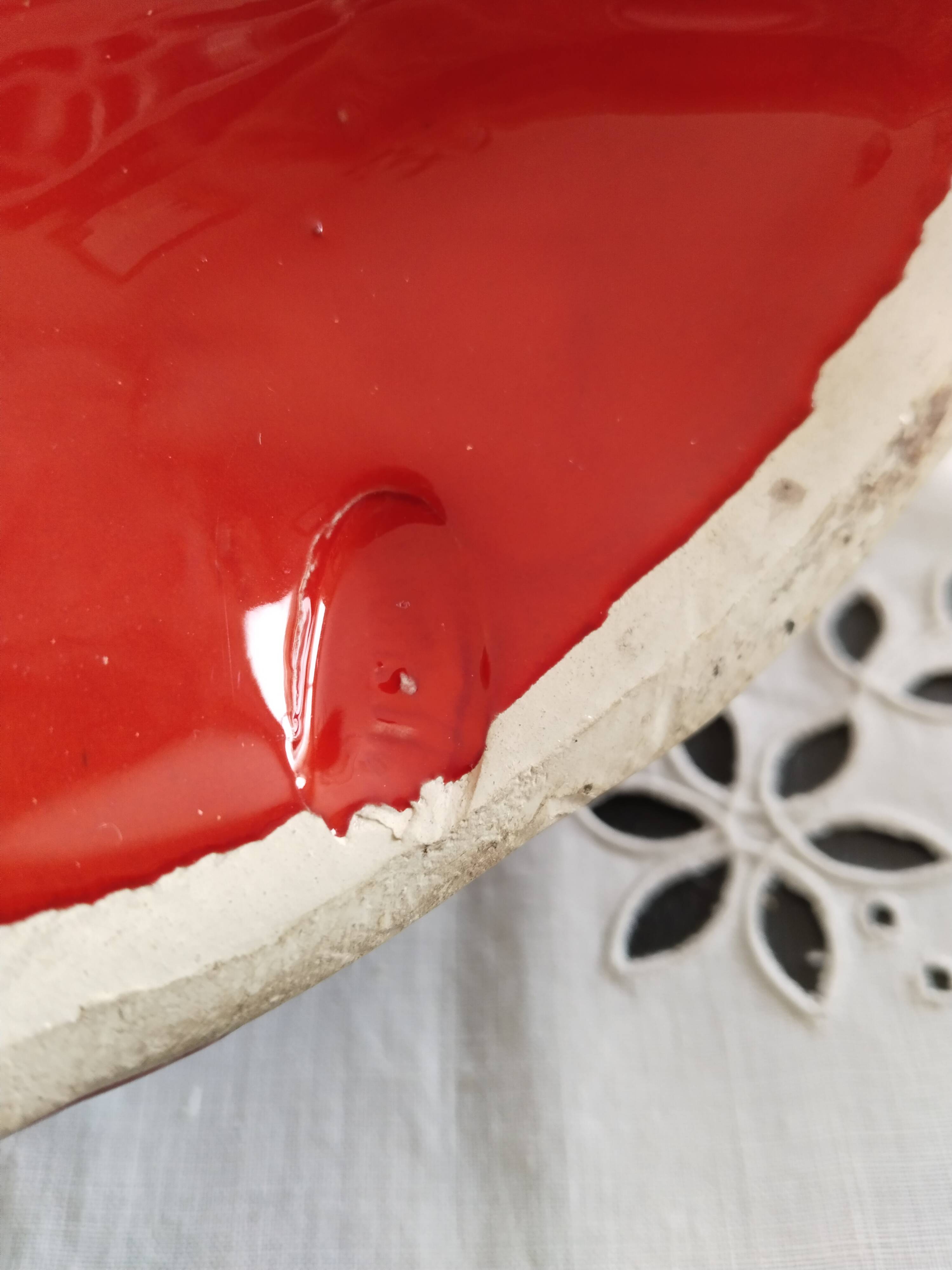 Amphora table lamp, bedside lamp, Vallauris style, 1950s