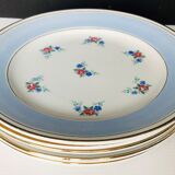 Set of five dessert plates