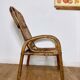 Vintage rattan armchair