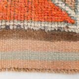 Light Orange & Pembe Vintage Runner Rug For Home Decor, 88x323 Cm