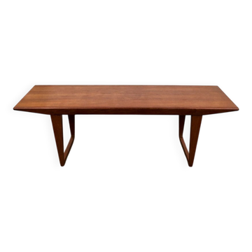 Table basse en teck modèle n° 32, Kai Kristiansen pour Aksel Kjersgaard, Danemark, 1960