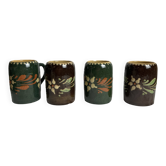Alsatian pottery, glazed stoneware mug from Soufflenheim, 20th century.