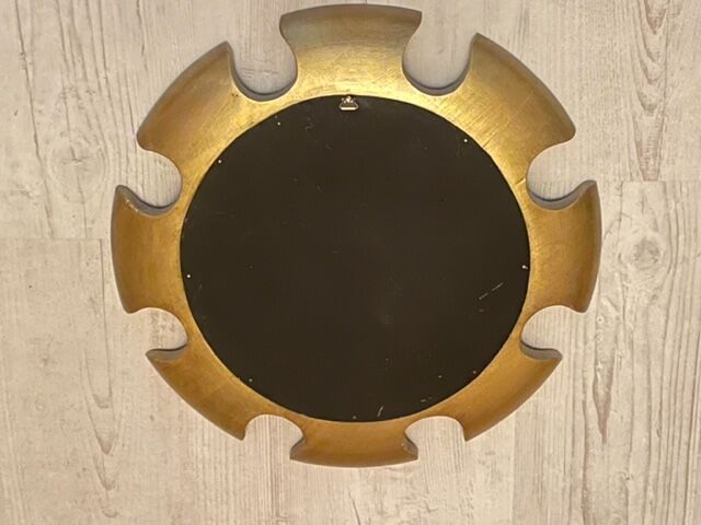 Mirror sun gilded wood 1960