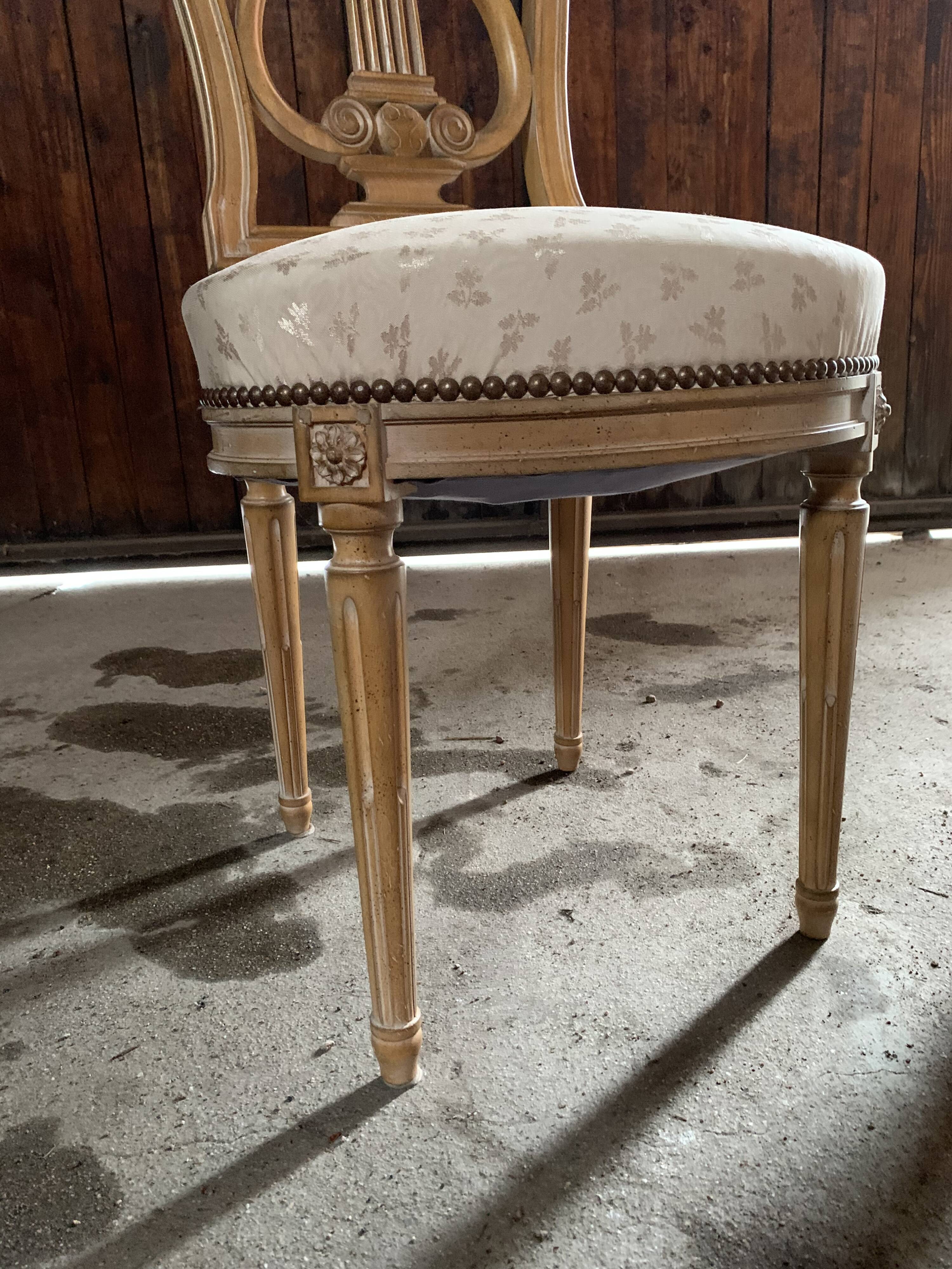 Pair of Louis XVI chairs