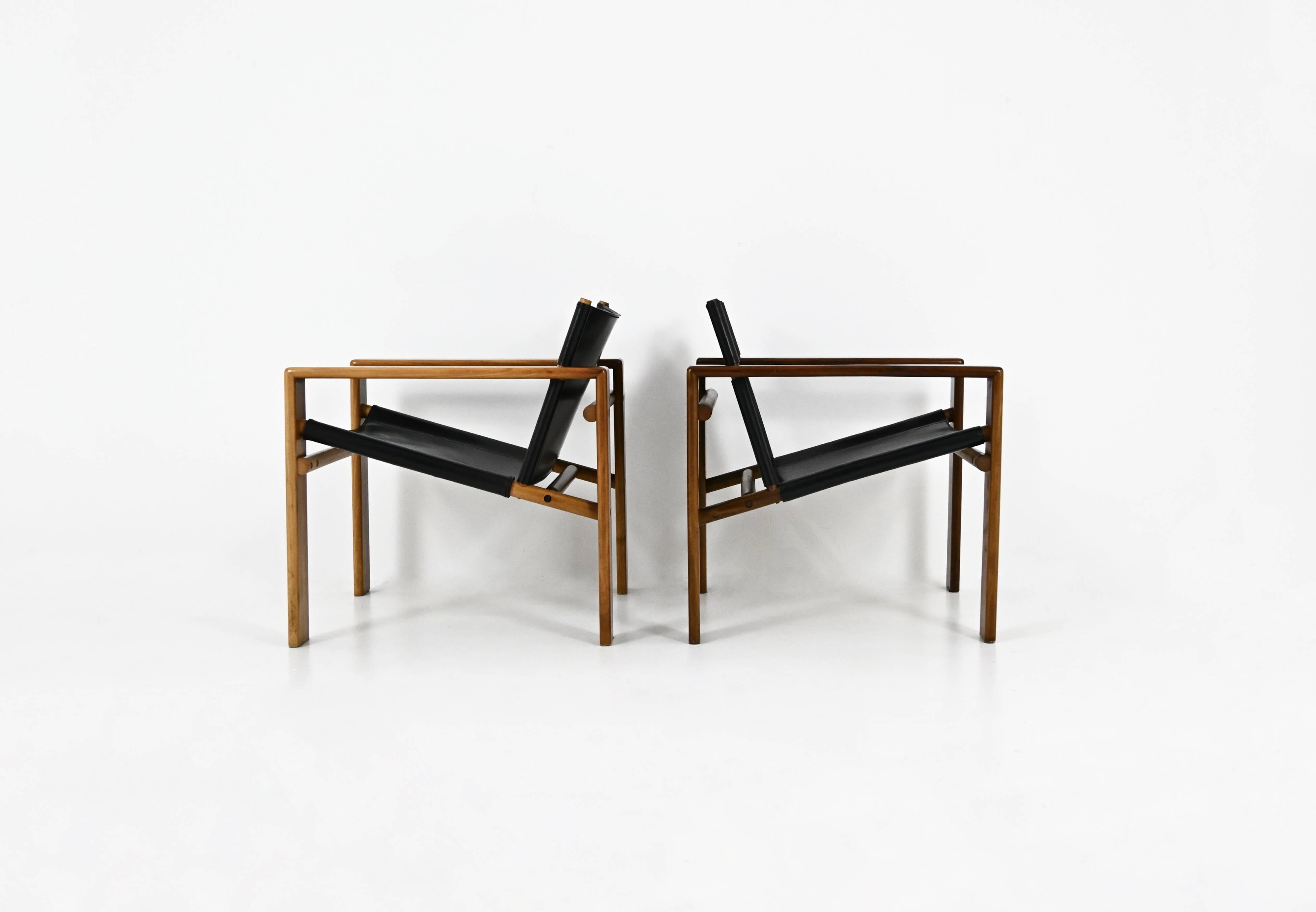 Set de 2 Fauteuils « Laser » par Tarcisio Colzani pour Mobil Girgi, 1970
