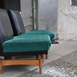 Mid-century danish sofa & armchairs, 1960s, set of 4