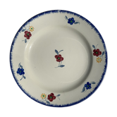 Old dessert plates in Digoin Sarreguemines service Mary-Lou