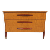 Scandinavian teak chest of drawers, Bröderna Gustavssons, Markaryd, Sweden, 1960