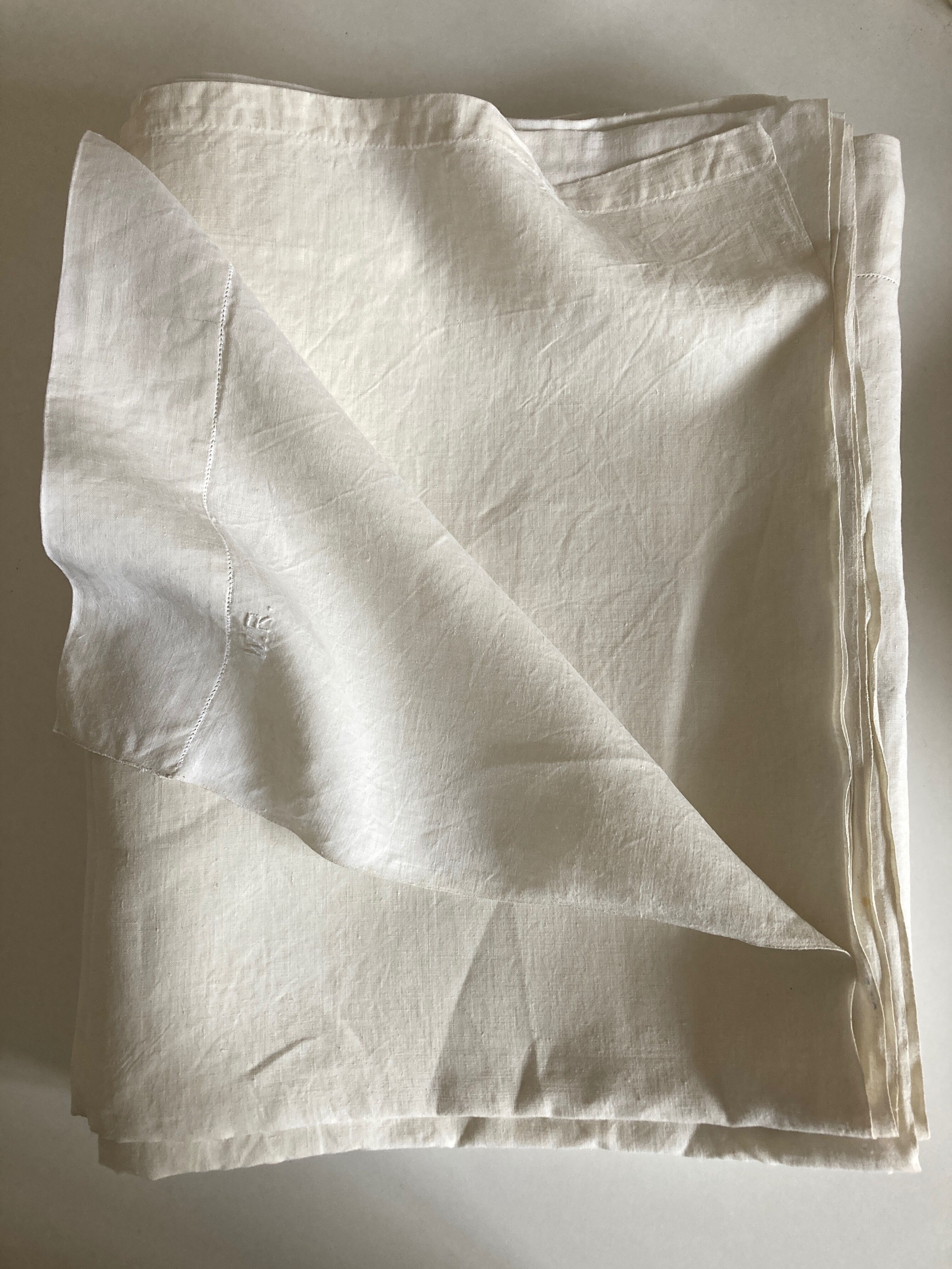 Linen thread chateau cloth width 260cm reserve linen