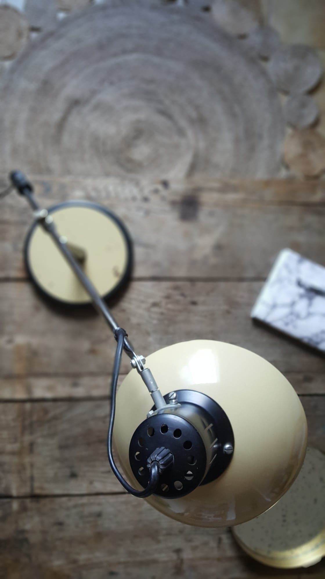 Aluminor 1970 articulated lamp