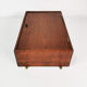 Minimalist teak wall cabinet, Denmark, 1960s